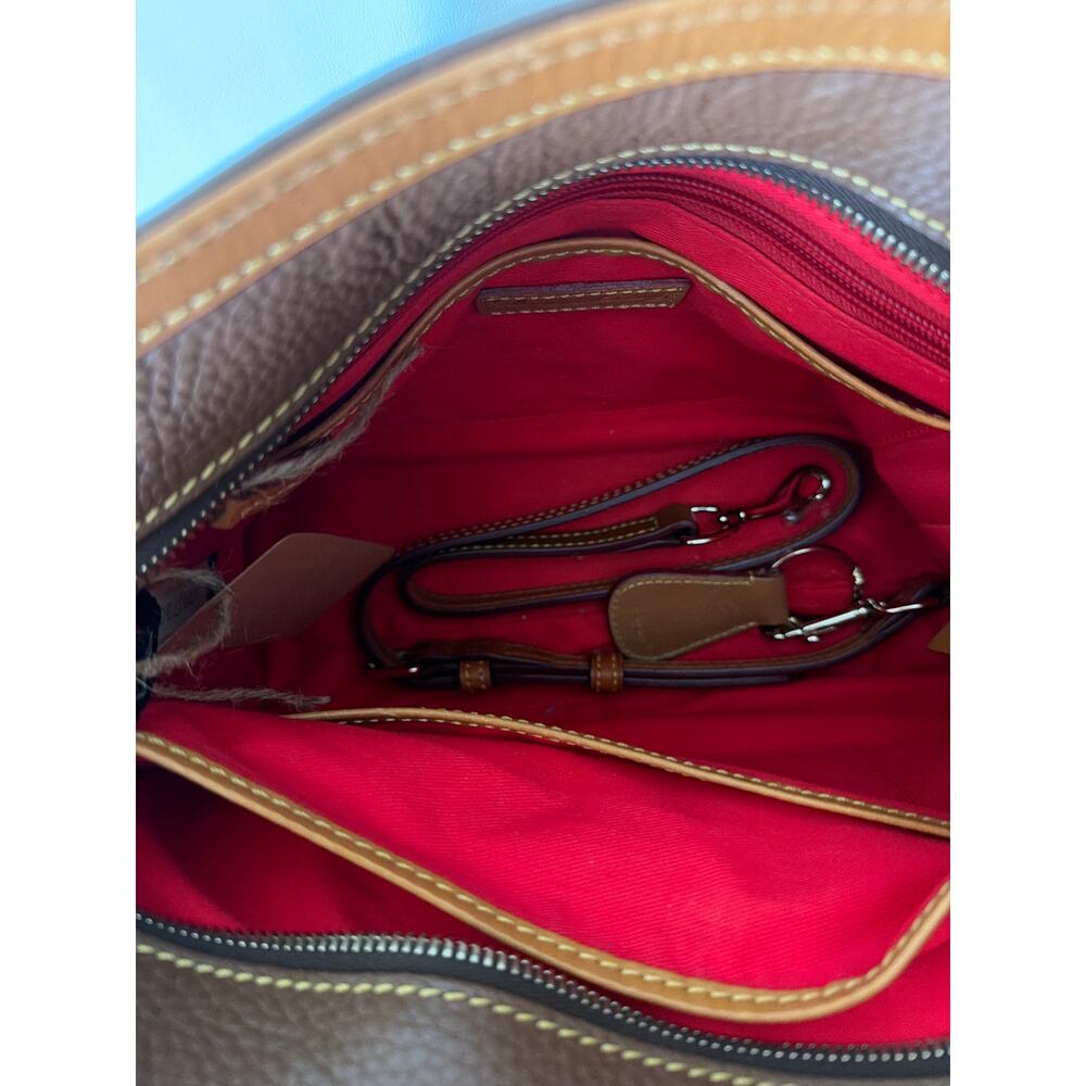 Dooney & Bourke medium pocket satchel high end pebble grain collection - Picture 7 of 14